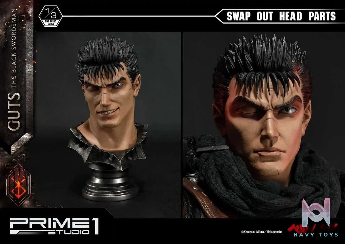 Museum Masterline Berserk Guts The Black Swordsman MMBR-01 MMBR-01DX (Licensed) - Prime 1 Studio resin statue Navy Toys anime figure