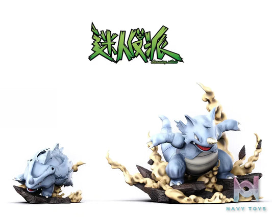Mi Ren Fan Pai Studio – Rhydon Evolution Set Pokémon