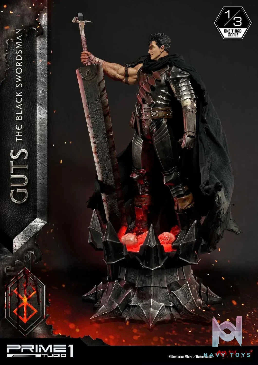 Prime 1 Studio – Museum Masterline Berserk Guts The Black Swordsman MMBR-01 MMBR-01DX (Licensed)