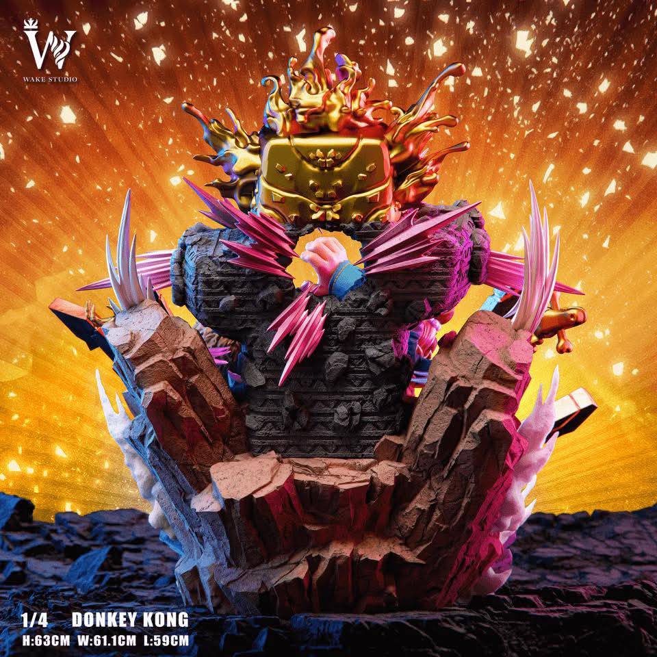 Donkey Kong Banaza resin statue Wake Studio anime figure