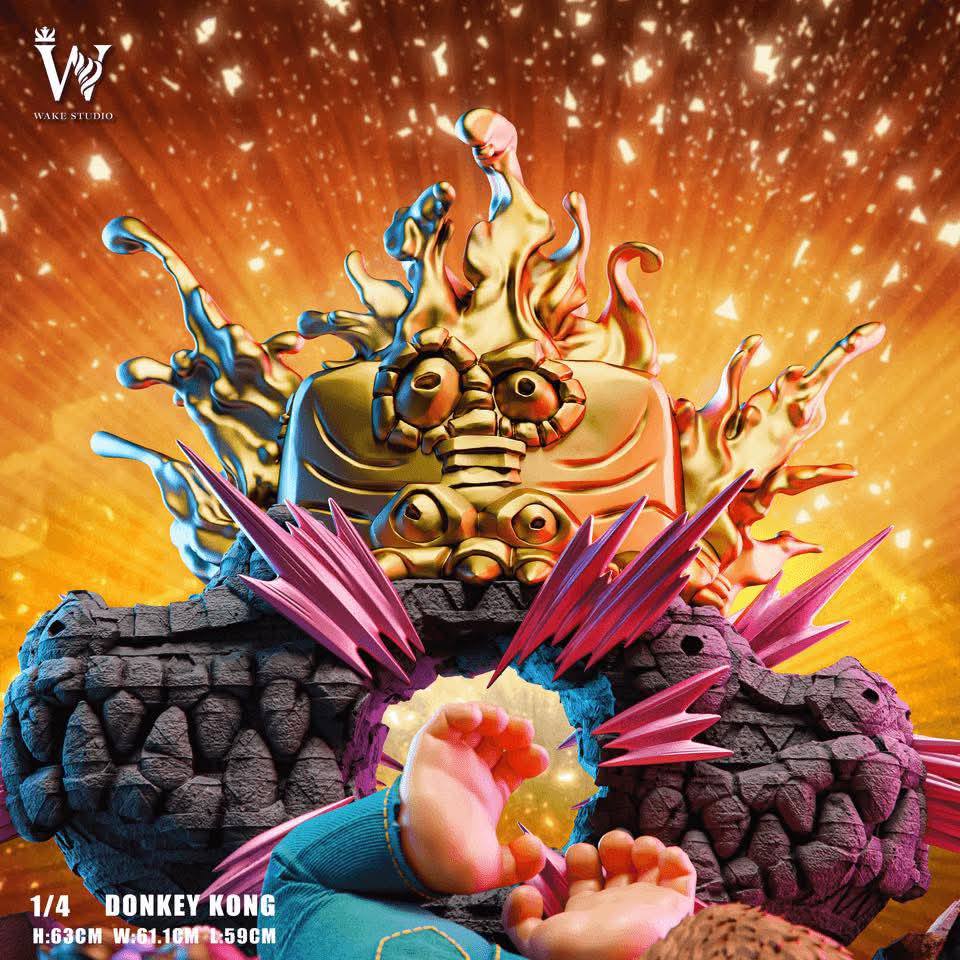 Donkey Kong Banaza resin statue Wake Studio anime figure