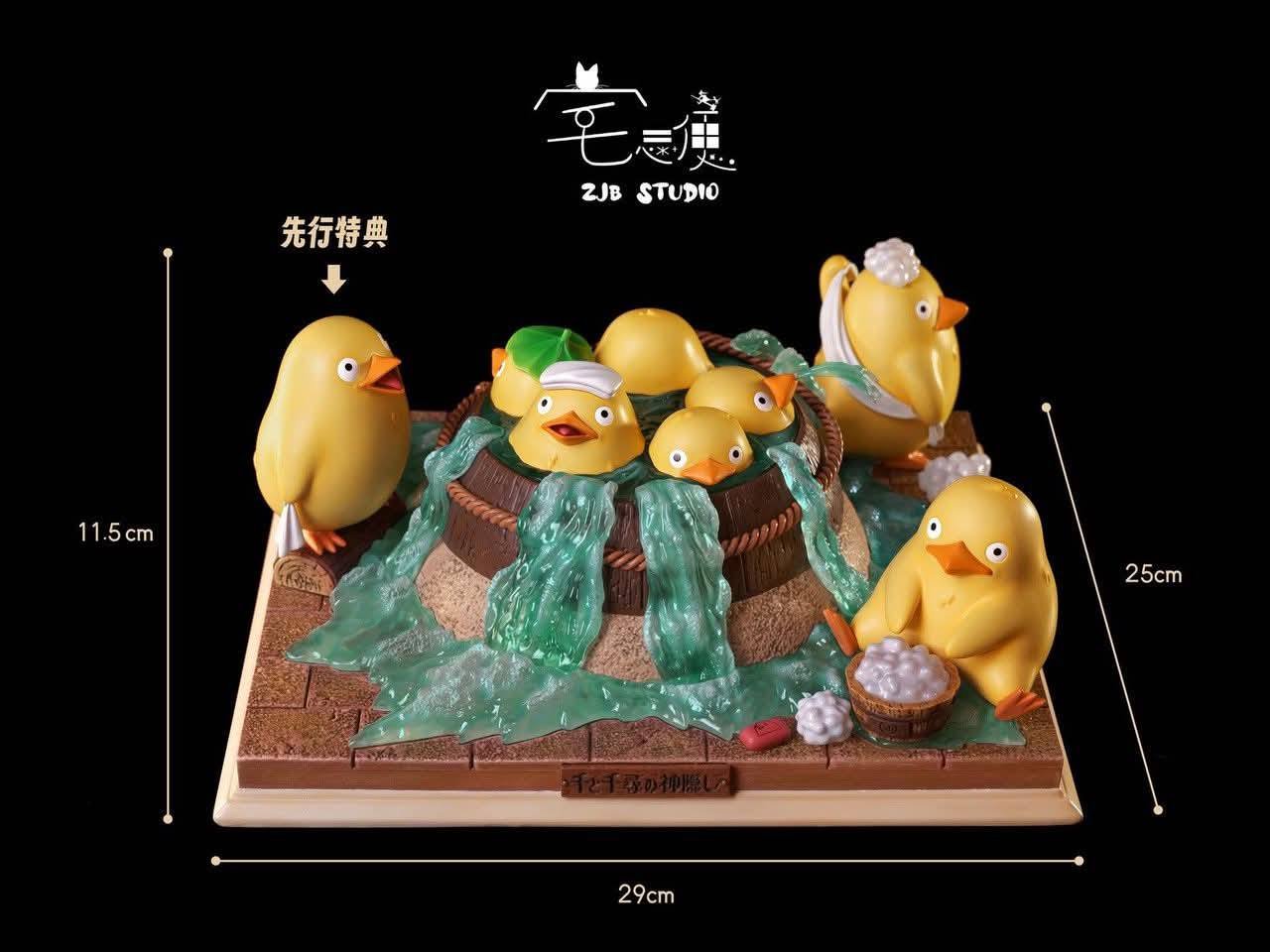 Duck Bath resin statue ZJB Studio anime figure