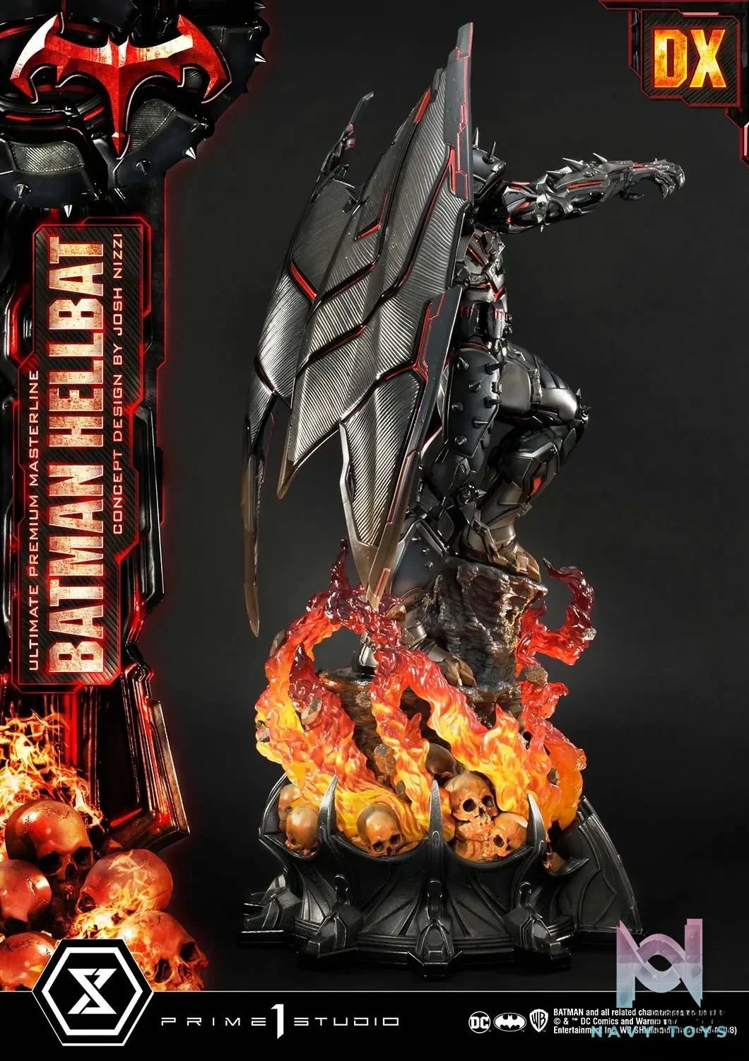 Prime 1 Studio – Ultimate Premium Masterline Batman (Comics) Batman Hellbat Concept Design by Josh Nizzi UPMDC-06 UPMDC-06DX UPMDC-06DXS (Licensed)