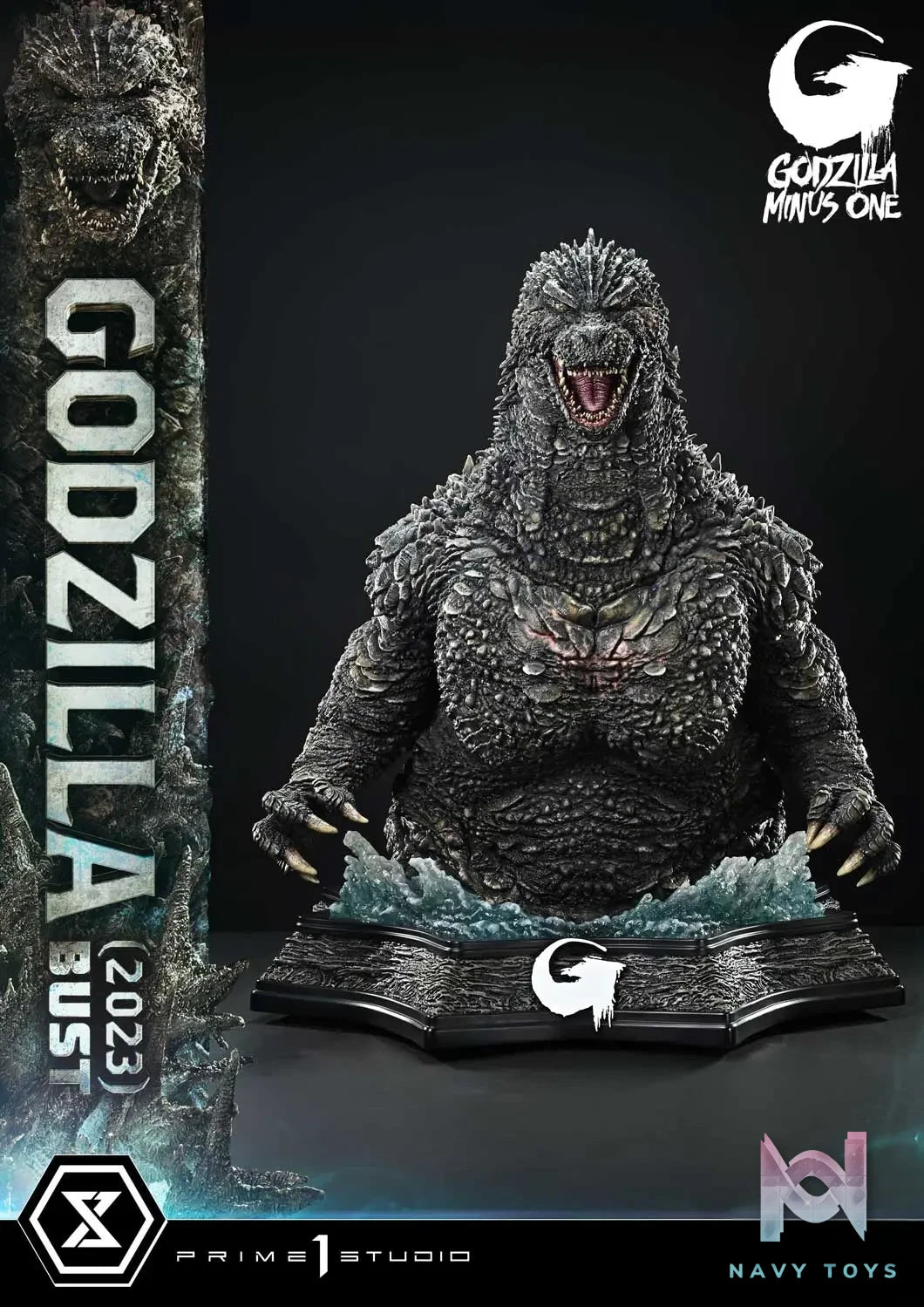 Prime 1 Studio – Life Size Bust GODZILLA MINUS ONE (Film) Godzilla (2023) LSGMO-01 LSGMO-01S (Licensed)