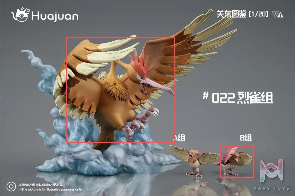Huajuan Studio – Spearow Evolution Set Pokémon