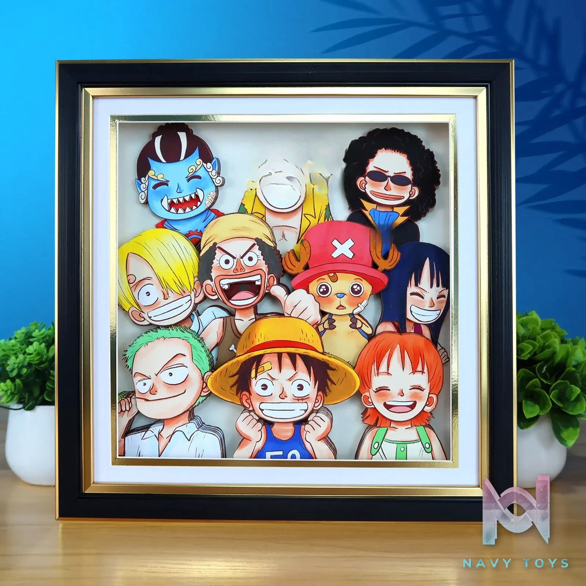KALA HOME Studio – One Piece Multiple Characters #11 3D Decorative Painting One Piece