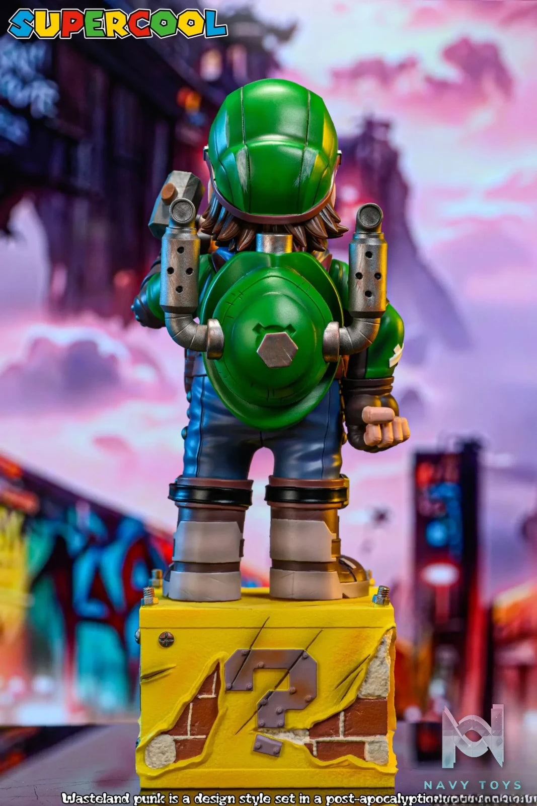 SUPERCOOL Studio – Super Mario Cyber Steampunk Wasteland Luigi the Plumber