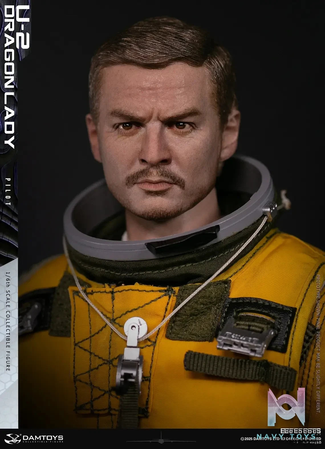 DAMTOYS – 1/6 Scale U-2 Dragon Lady Reconnaissance Aircraft Pilot NO.78110 (Licensed)