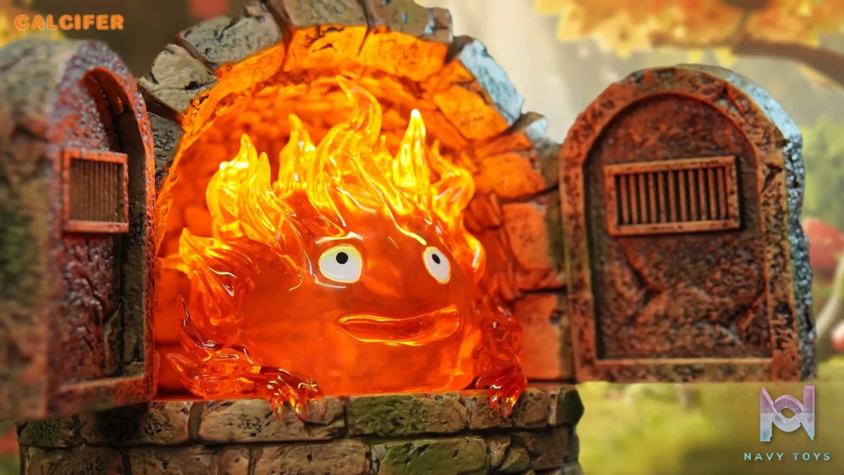 Hit Face Studio – Howl’s Moving Castle Hayao Miyazaki Fortune Series #2 Calcifer in the Fireplace
