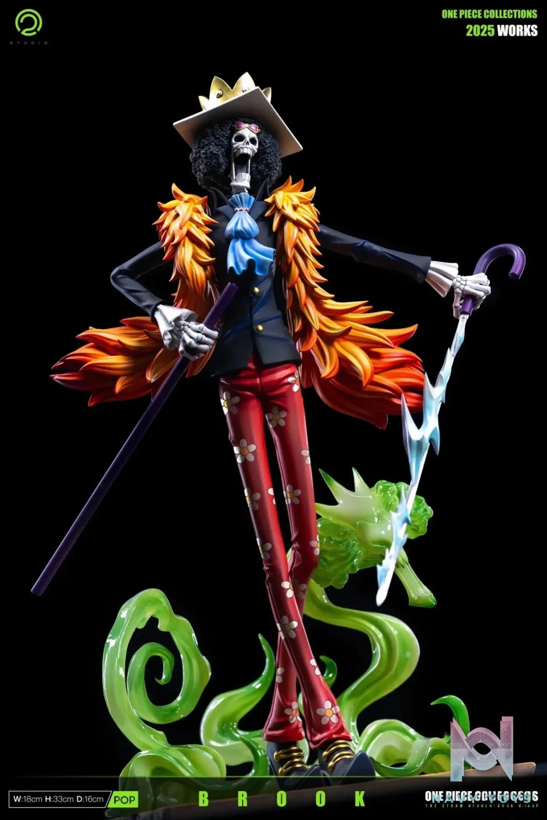 C2 Studio - One Piece Straw Hat Pirates 5 Brook resin statue Navy Toys anime figure