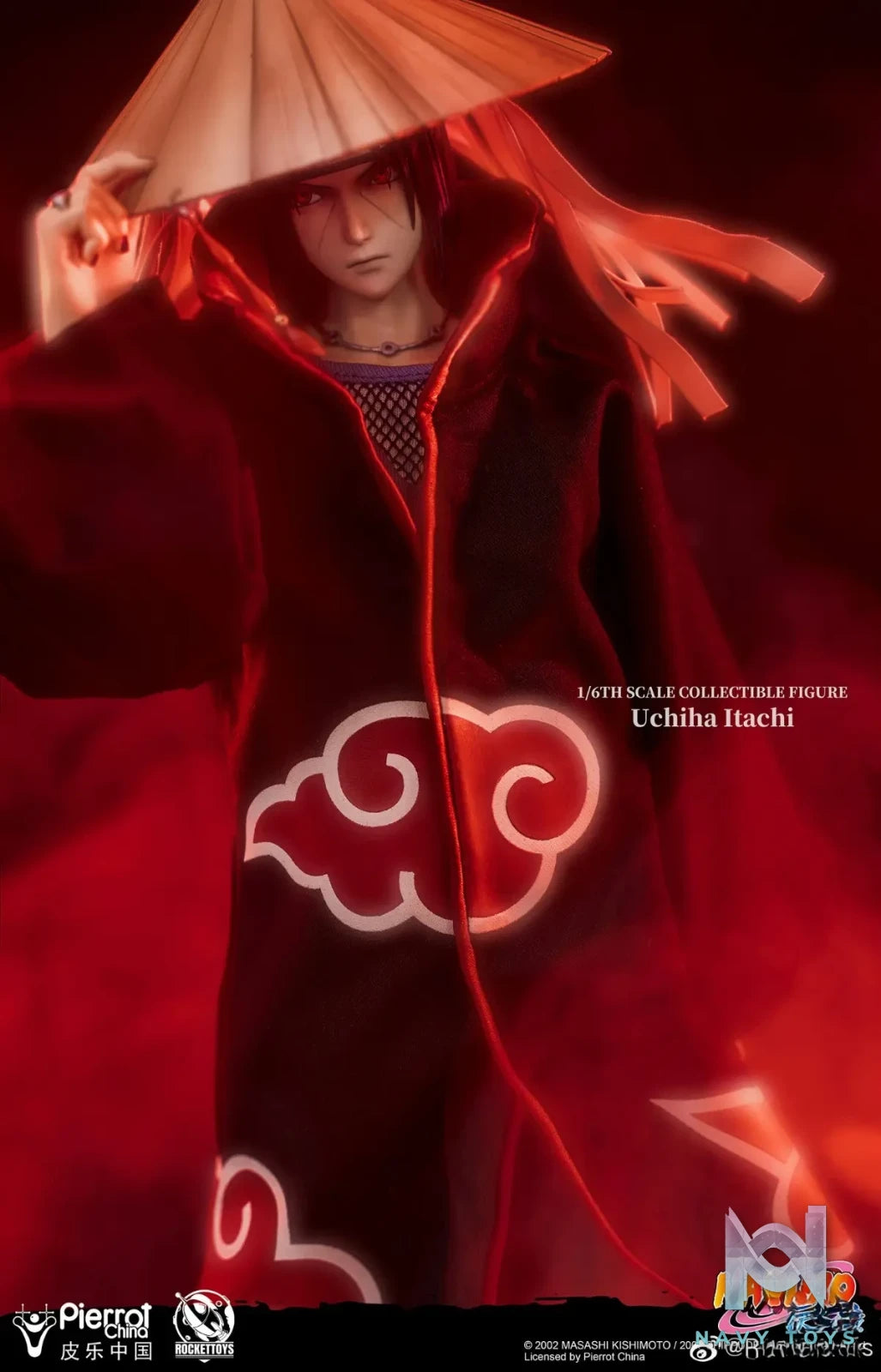 ROCKETTOYS Studio – Naruto Shippuden Uchiha Itachi 1/6 Scale Action Figure ROC-003 (Licensed)