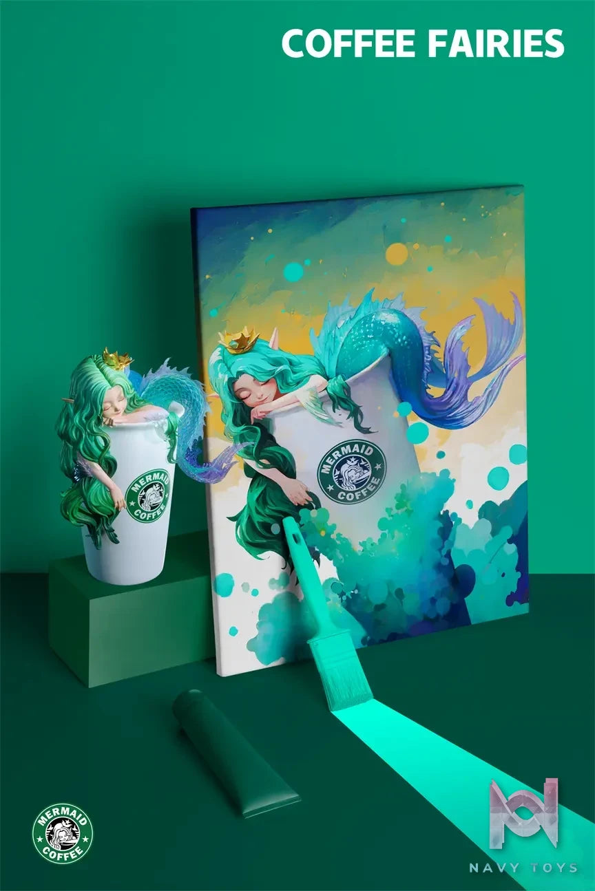 WeArtDoing Studio – Original Coffee Girl – Colorful Mocha & Matcha Latte & Cold Brew Concentrate (Licensed)