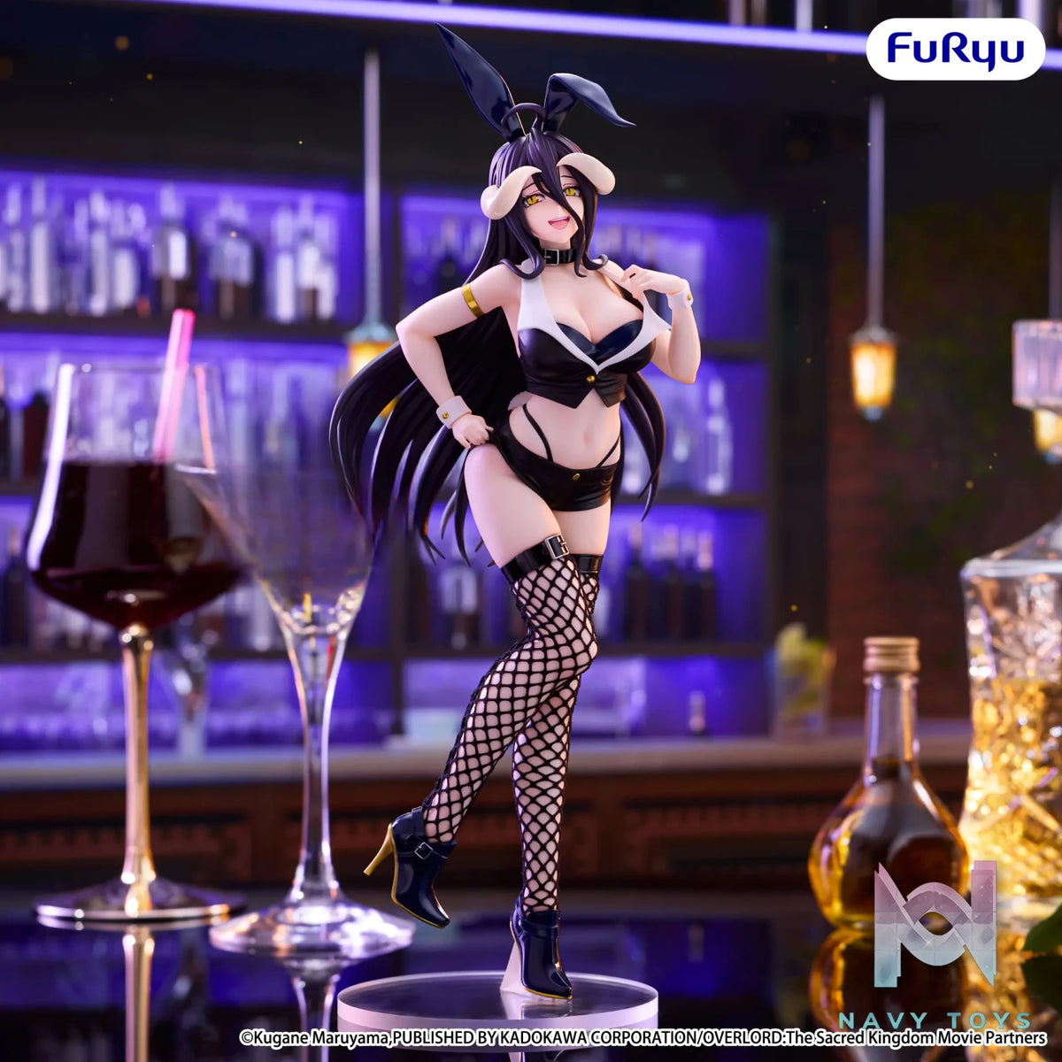 FURYU – OVERLORD BiCute Bunnies Figure Albedo Another Costume (Licensed)