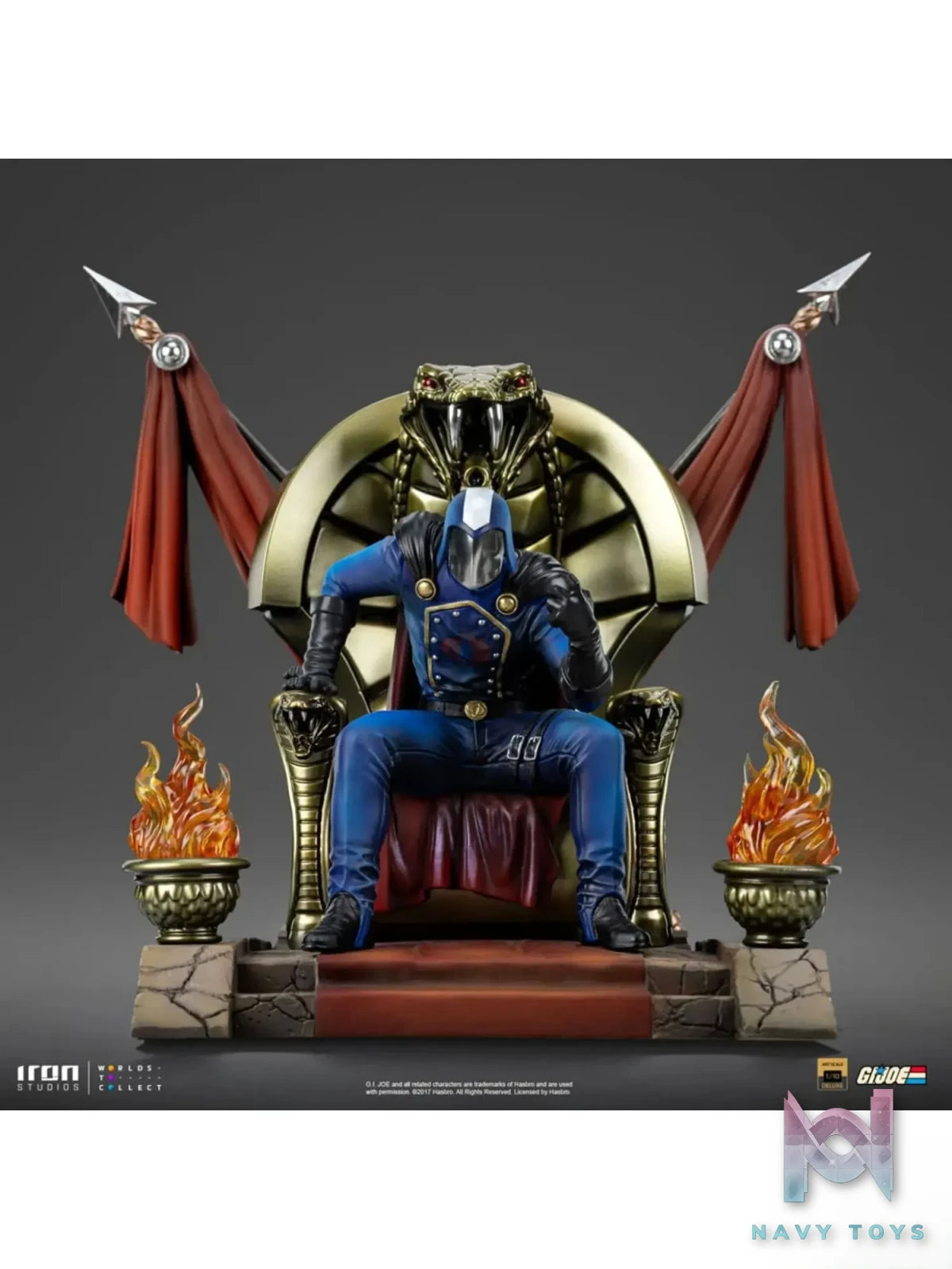 Iron Studios – Cobra Statue G.I. Joe Art Scale HASBR122225-10 (Licensed)