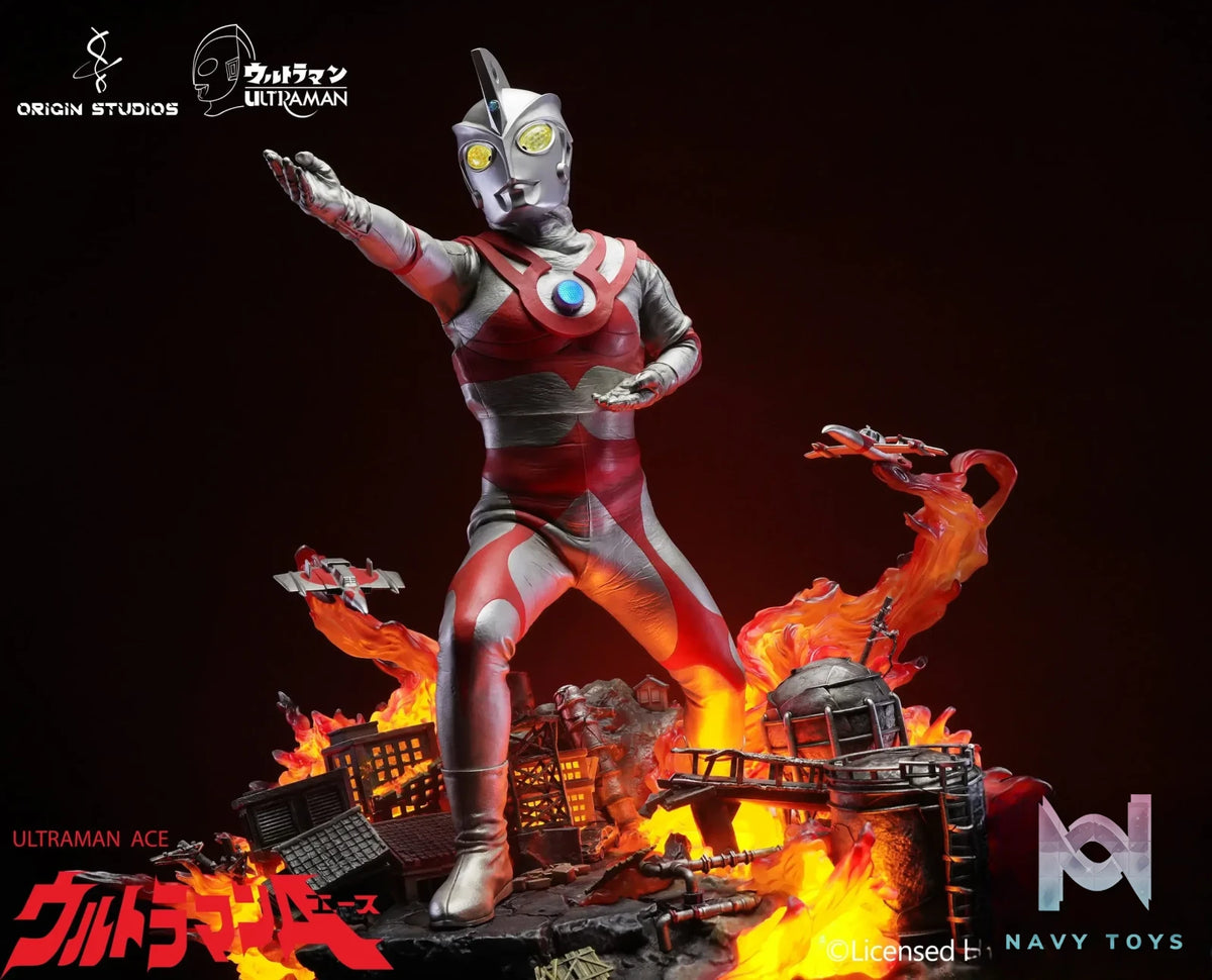 Origin Studio – Classic Ultraman Ace Scene Statue (Licensed)