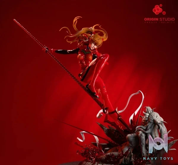ORIGIN Studio - Neon Genesis Evangelion Soryu Asuka Langley Heart of Stone resin statue Navy Toys anime figure