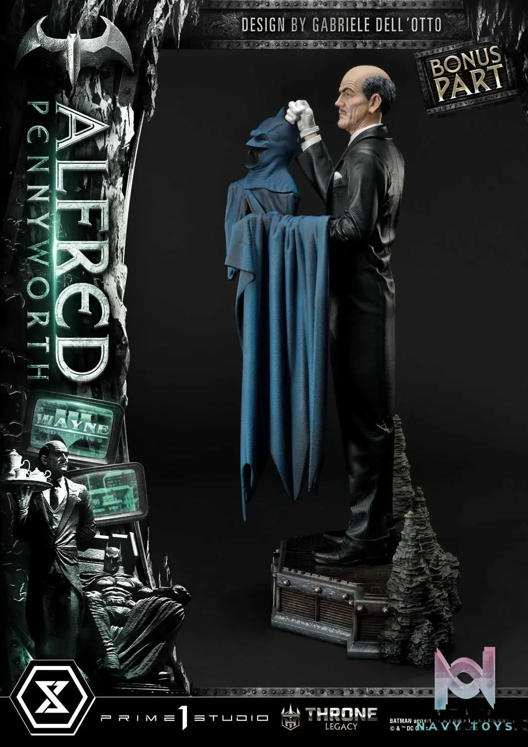 Prime 1 Studio – Throne Legacy Batman (Comics) Alfred Pennyworth TLCDC-02 TLCDC-02S (Licensed)