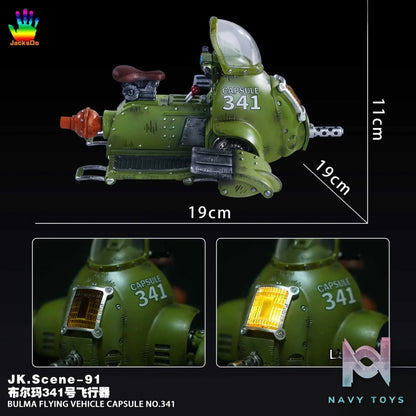 JacksDo Studio – Dragon Ball Bulma 341 aircraft GK model