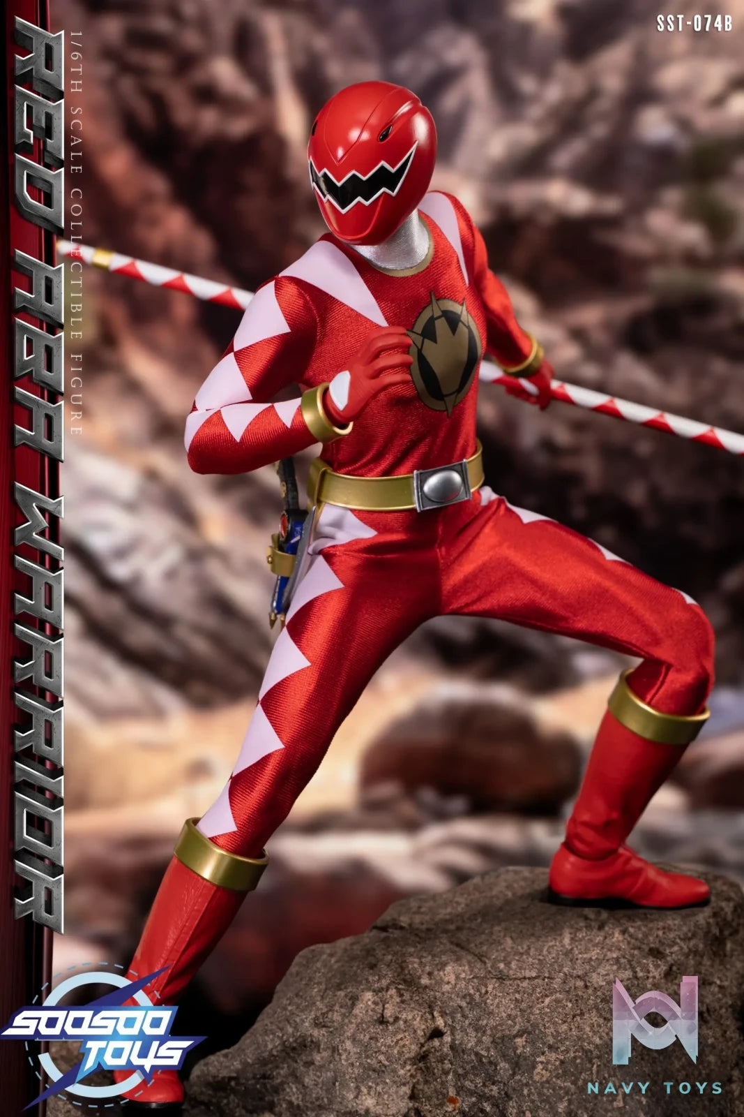 Soosootoys Studio – Super Sentai Series SST074B Red aba warrior