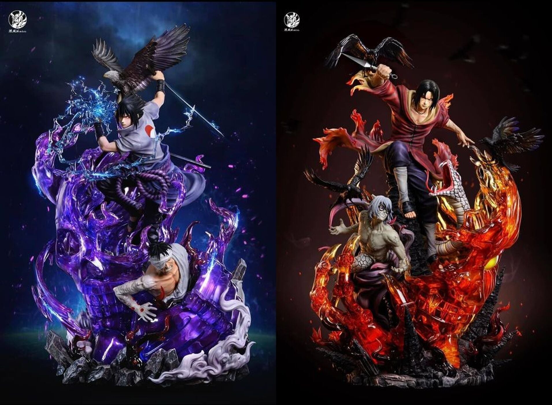 Uchiha Sasuke & Uchiha Itachi - Ventus Studio resin statue ventus Studio anime figure