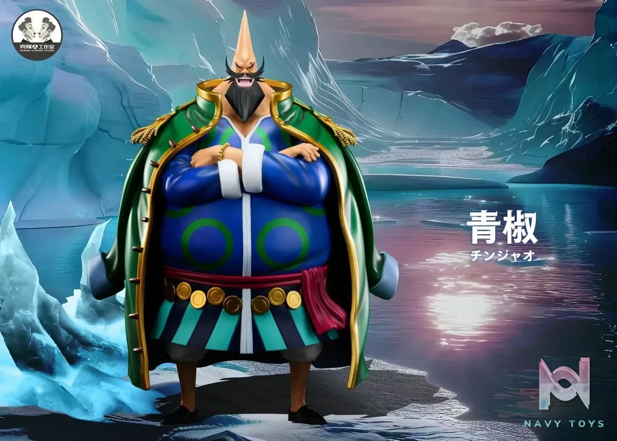 Clone Studio - One Piece Straw Hat Grand Fleet 2 Sai & Chinjao resin statue Navy Toys anime figure