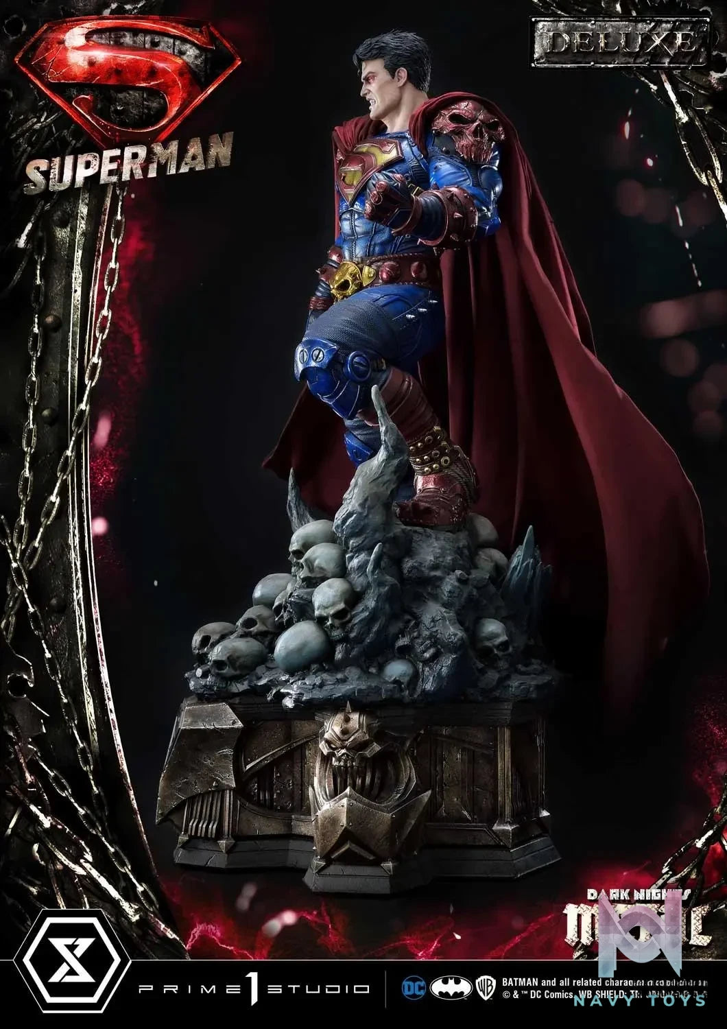 Prime 1 Studio – Museum Masterline Dark Nights: Metal (Comics) Superman MMDCMT-08 MMDCMT-08DX MMDCMT-08DXS MMDCMT-08BL(Licensed)