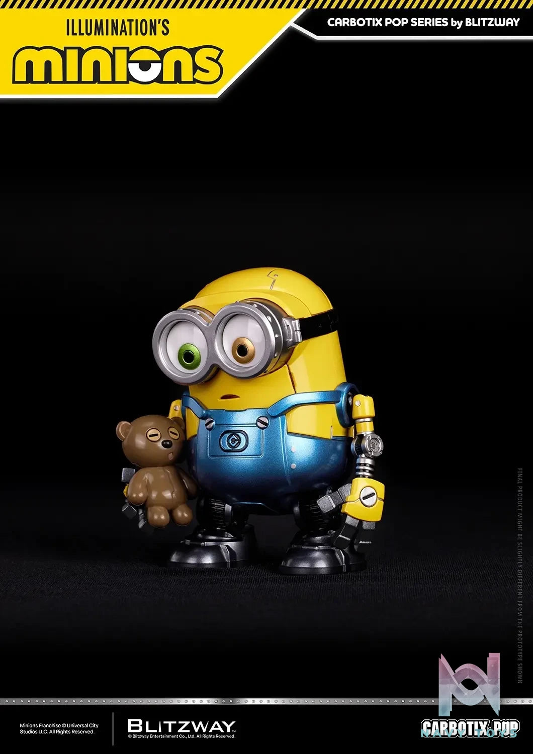 BLITZWAY – Carbotix Pop Minions BW-CA-11401 BW-CA-11402 BW-CA-11403 BW-CA-11404 (Licensed)