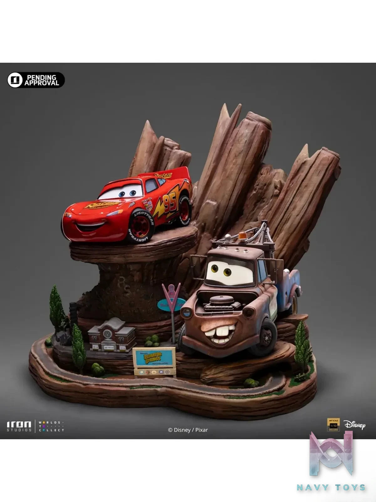 Iron Studio – Cars Lightning McQueen DSNEY114024 DSNEY113924-10 (Licensed)