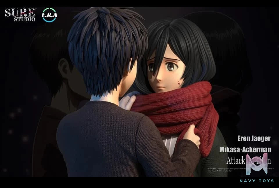 Eren & Mikasa - Attack On Titan - Era Studio resin statue ERA Studio anime figure