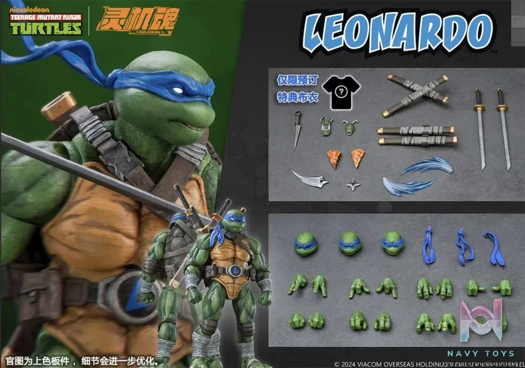 LING JIHUN – Teenage Mutant Ninja Turtles Leonardo & Raphael (Licensed)