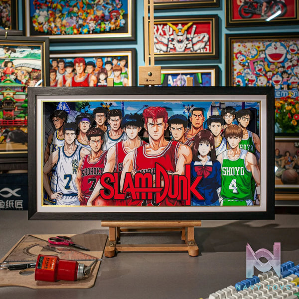 Yu Zhi Jiang Studio – Slam Dunk Multiple Characters Series #7 3D Decorative Painting Slam Dunk