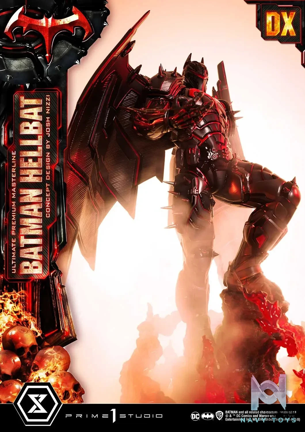Prime 1 Studio – Ultimate Premium Masterline Batman (Comics) Batman Hellbat Concept Design by Josh Nizzi UPMDC-06 UPMDC-06DX UPMDC-06DXS (Licensed)