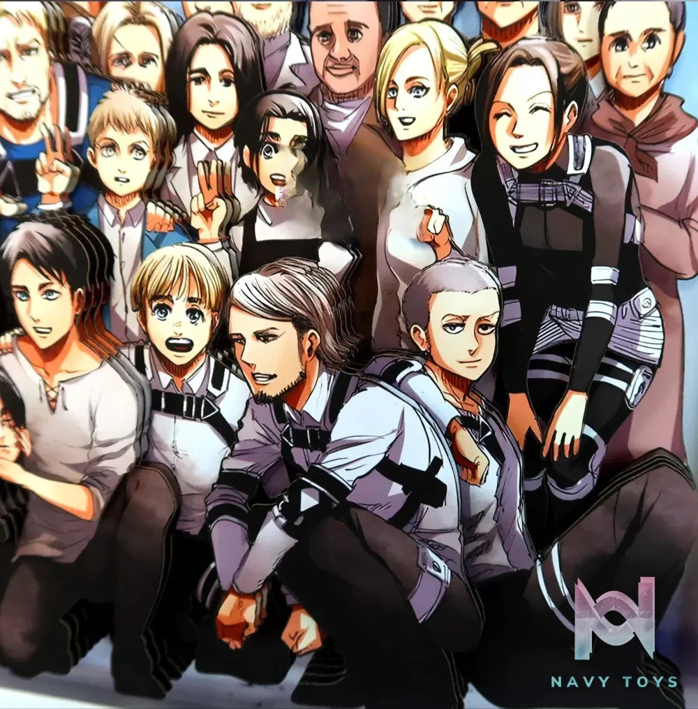 KALA HOME Studio – Attack on Titan Multiple Characters #03 Titan 3D Decorative Painting Attack on Titan