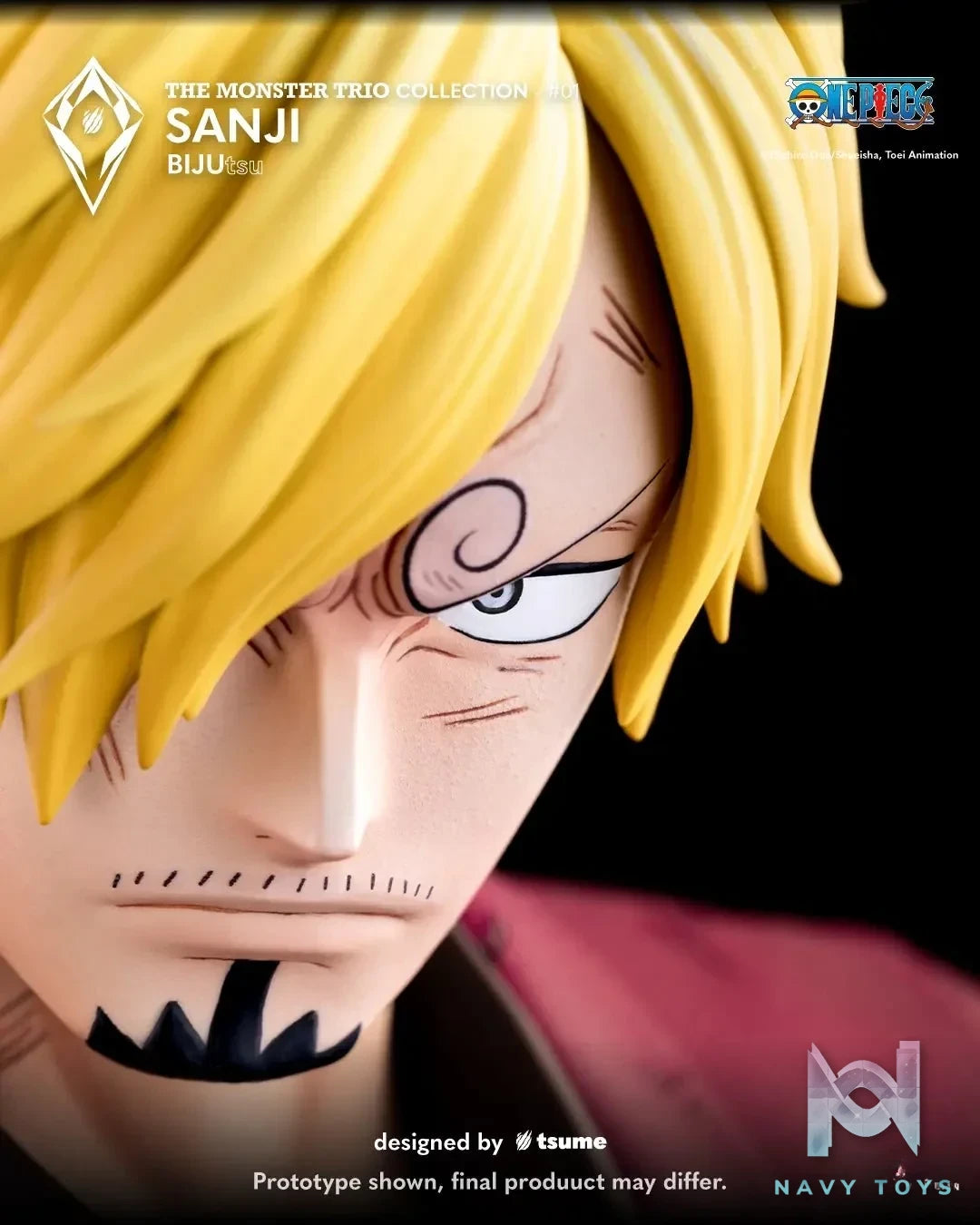 Tsume Studio - One Piece Sanji BIJUtsu (Licensed) resin statue Navy Toys anime figure