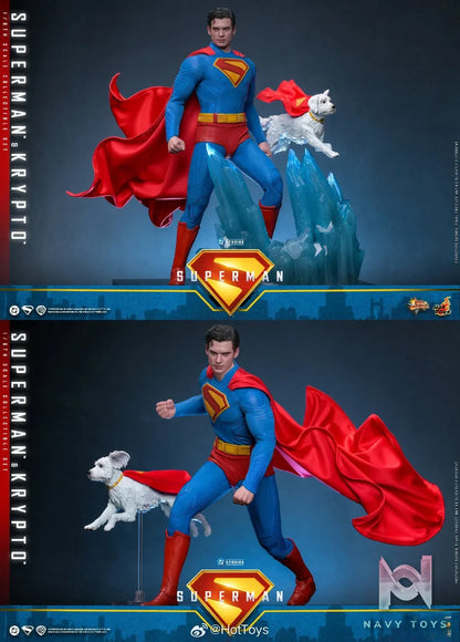 Hottoys – Superman & Krypto 1/6th scale Collectible Set MMS812 (Licensed)