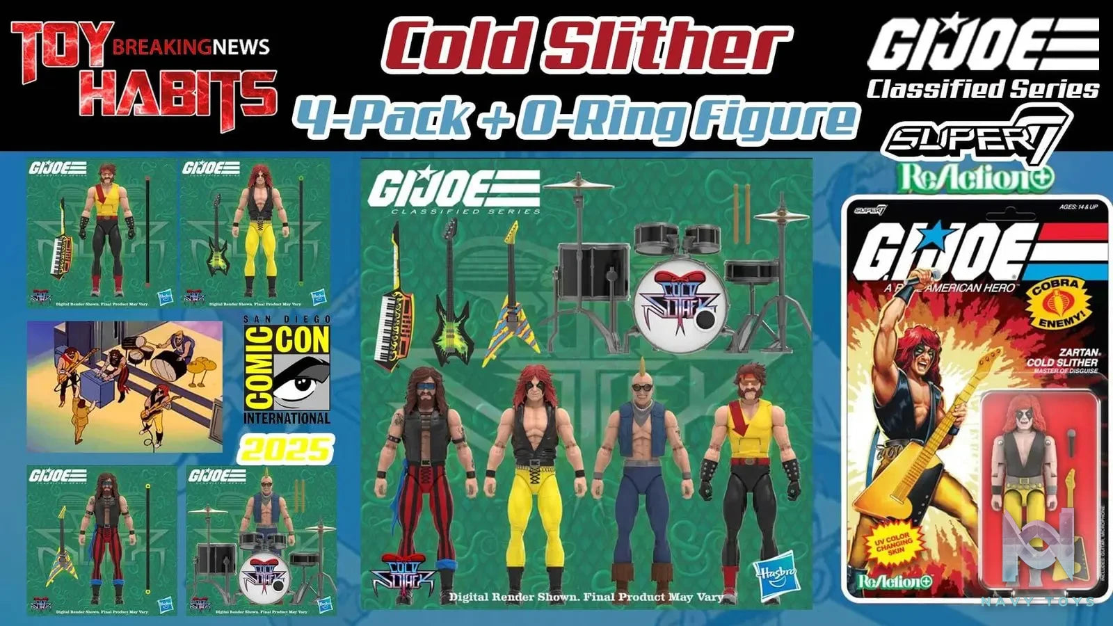 Hasbro Studio – G.I. JOE SDCC COLD SLITHER (Licensed)