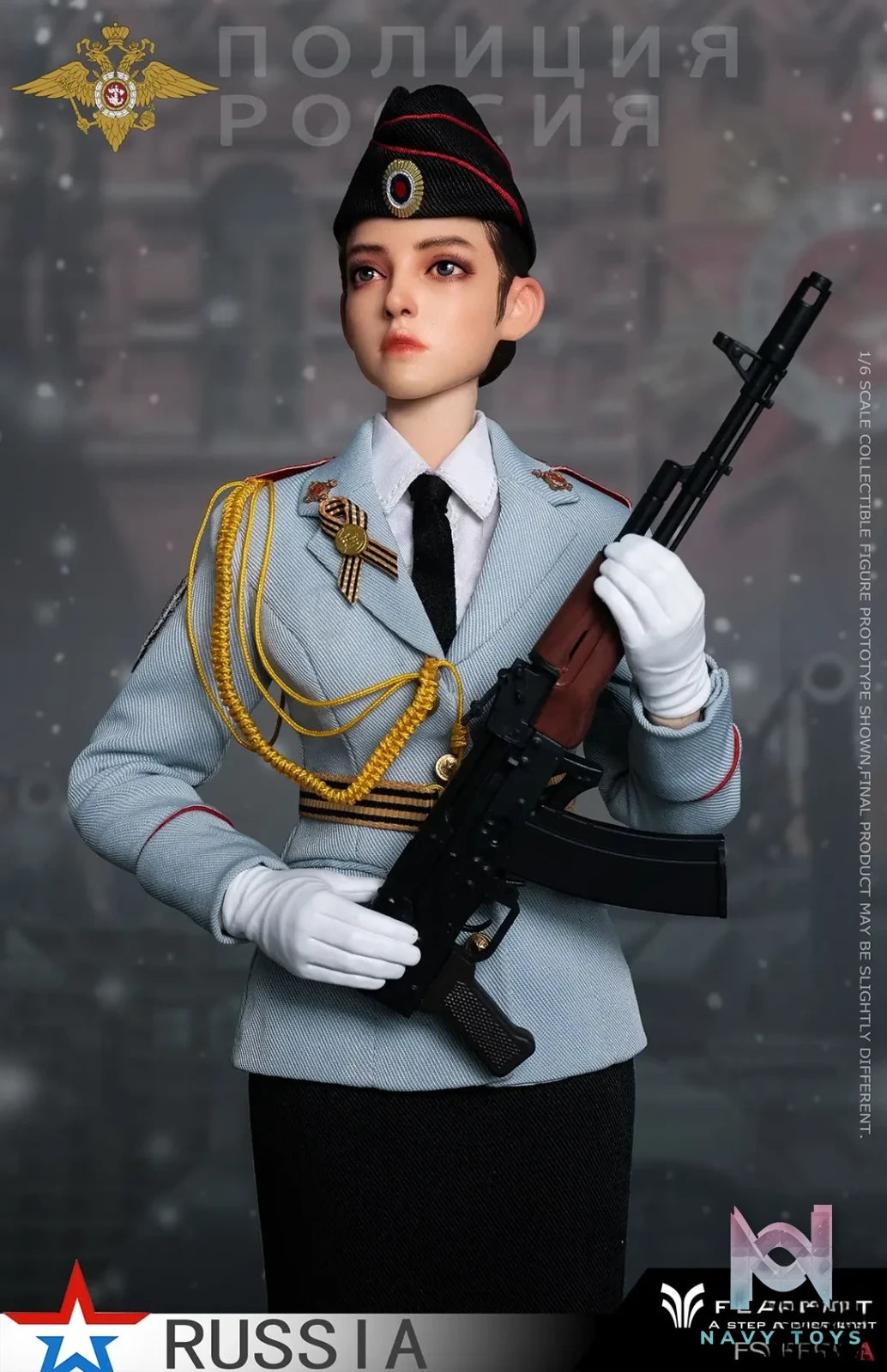 FLAGSET – Original 1/6 Russian Female Soldiers Ministry of Internal Affairs FS-73054A & Ninth Women’s Military Academy FS-73054B & Aerospace Defense Forces FS-73054C (Licensed)