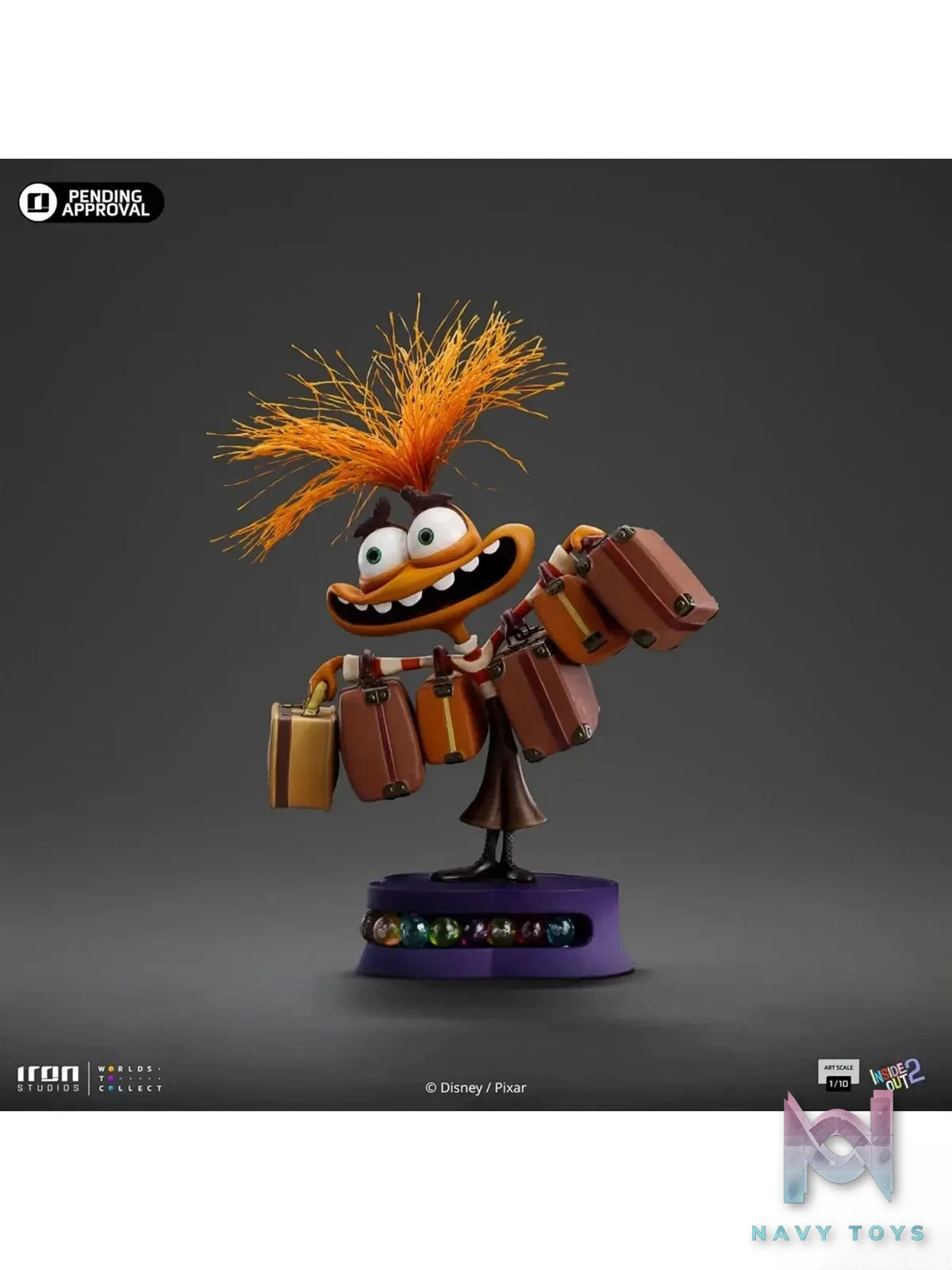 Iron Studio – Inside Out 2 Joy DSNEY112724-10 & Anxiety DSNEY112824-10 (Licensed)