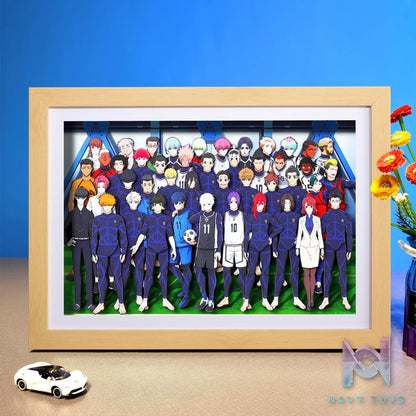 Yu Zhi Jiang Studio – Blue Lock Multiple Characters Series #1 3D Decorative Painting Blue Lock