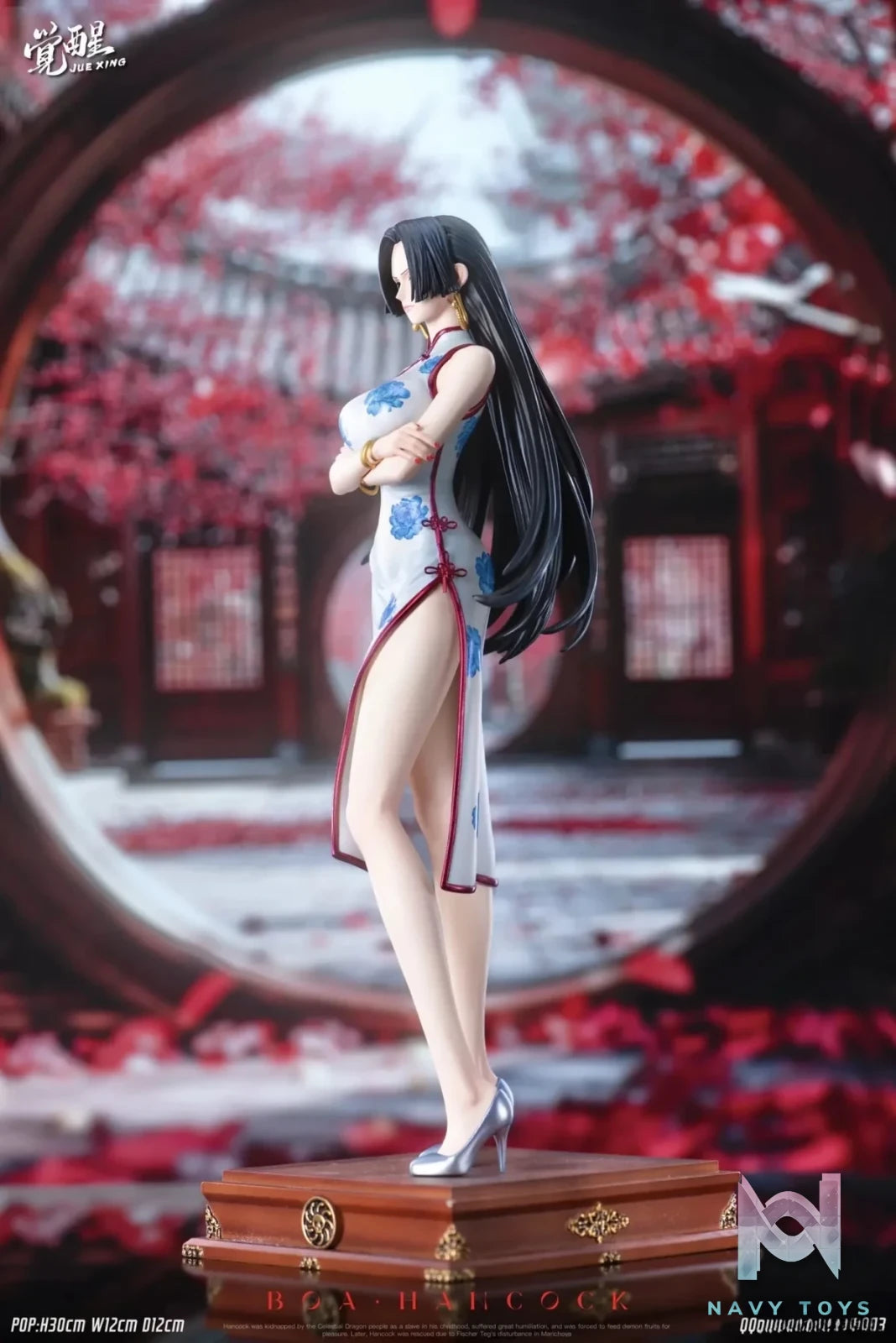 JUE XING Studio - One Piece Chinese Style 1 Cheongsam Boa Hancock resin statue Navy Toys anime figure