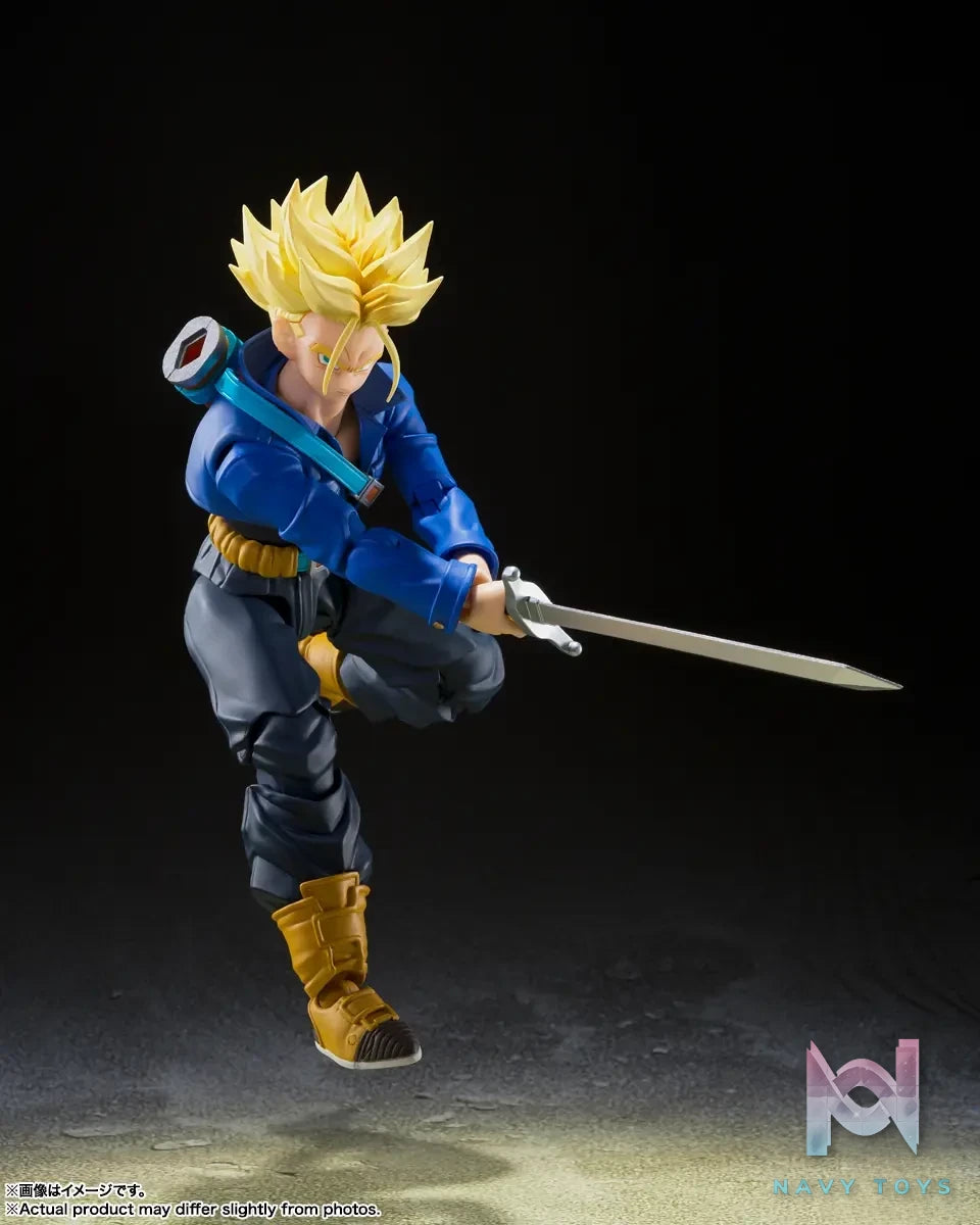 BANDAI SPIRITS – S.H.Figuarts Super Saiyan Trunks -Boy From the Future- “Dragon Ball Z” (Licensed)