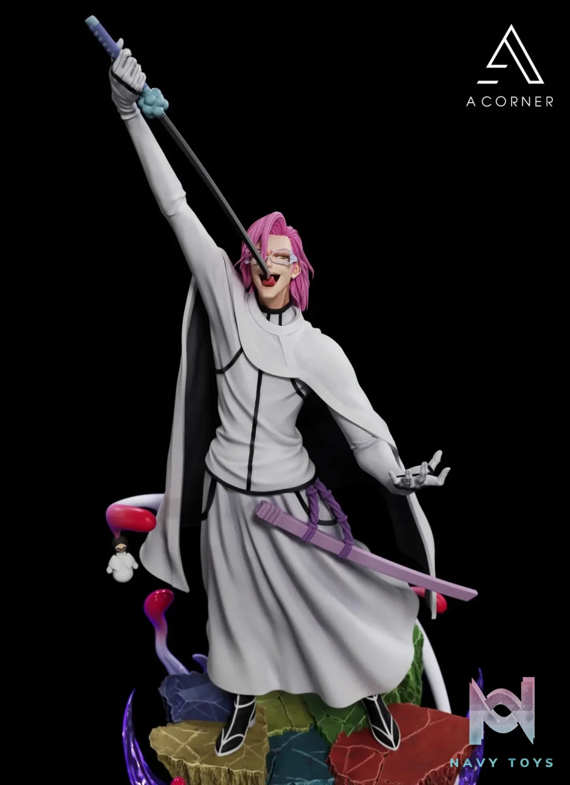 A Corner Studio - Espada Series No.5 x No.8 x No.0 Bleach resin statue Navy Toys anime figure