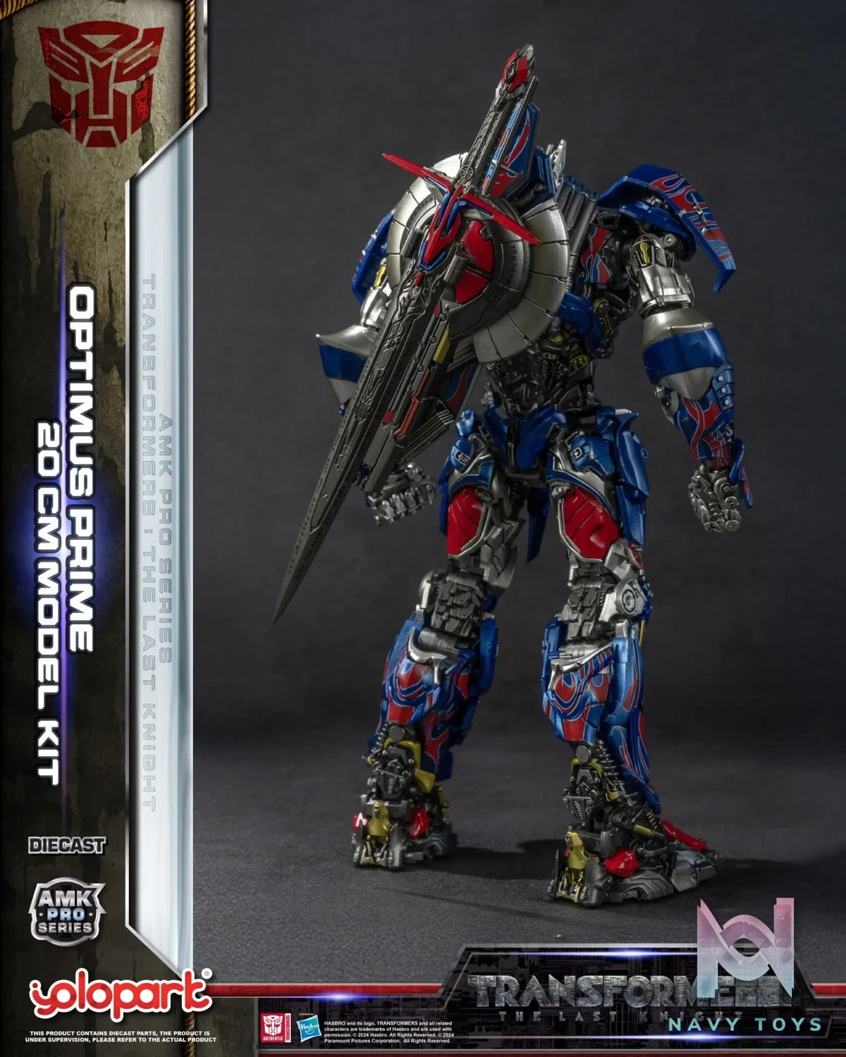 Yolopark Studio – Transformers: The Last Knight AMK PRO Series Optimus Prime Pre-Assembled Model
