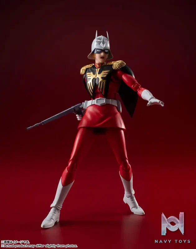 BANDAI SPIRITS – S.H.Figuarts Char Aznable “Mobile Suit Gundam” (Licensed)