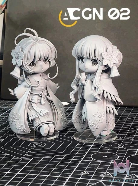 Sakura & Tomoyo - Sakura Card Captor - ACGN 02 Studio resin statue ACGN 02 Studio anime figure
