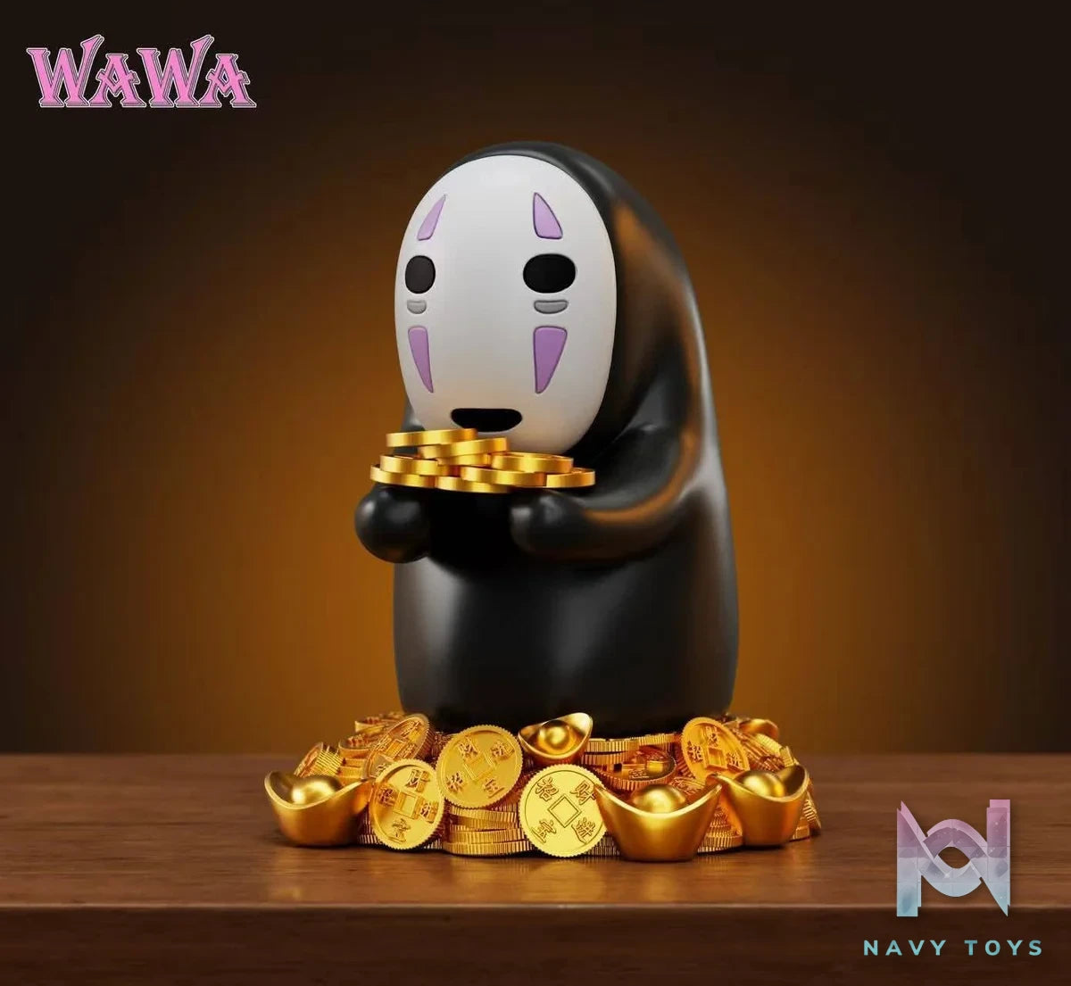 Lucky No Face resin statue WAWA Studio anime figure