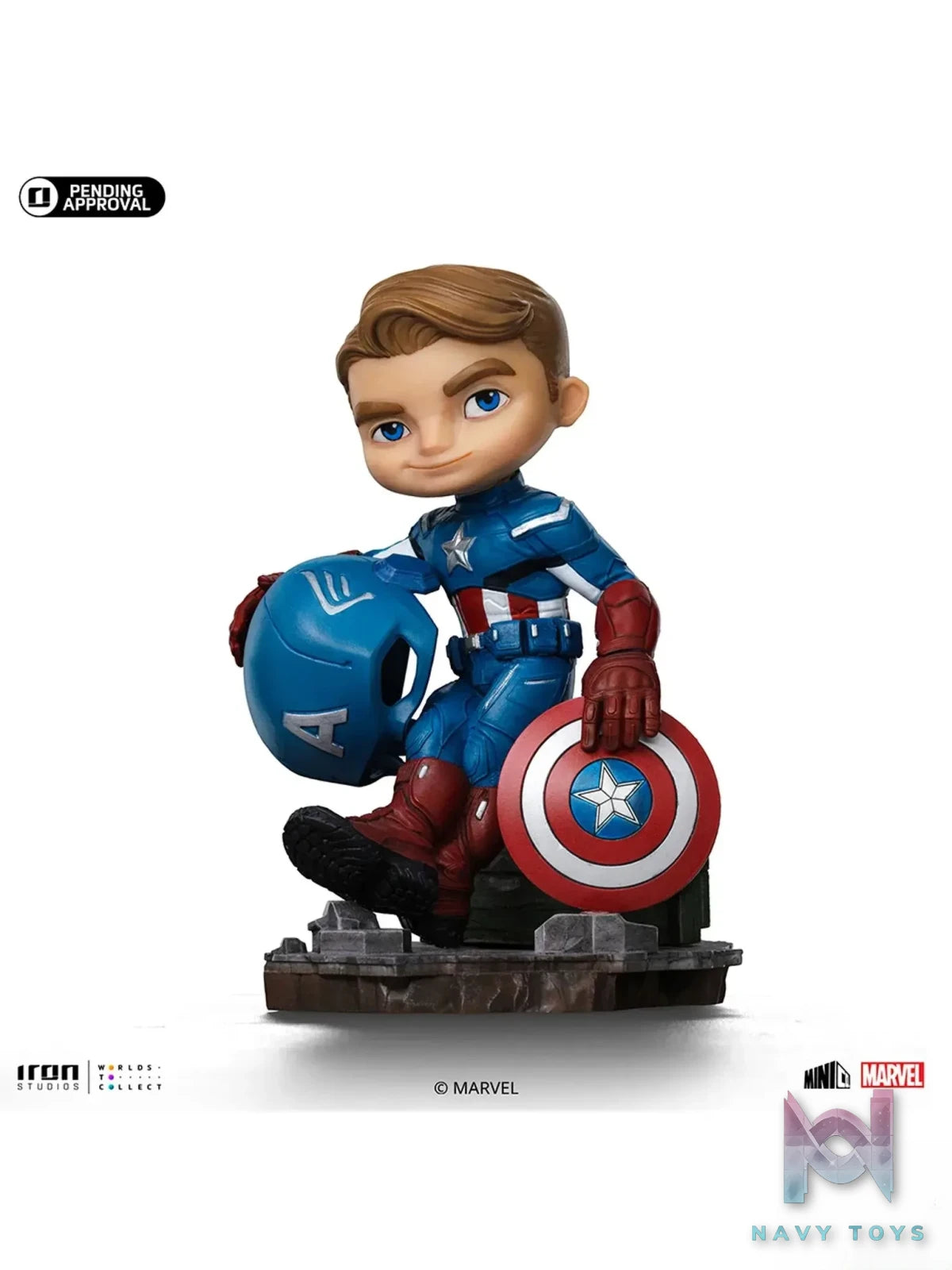Iron Studio – Marvel MiniCo Series Spider-Man & Splinter & Apollo 11 Astronaut & Captain America (Licensed)