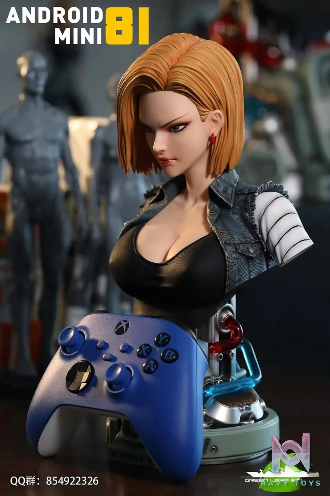 Green Leaf Studio – Dragon Ball Android 18 Bust – Mini Version