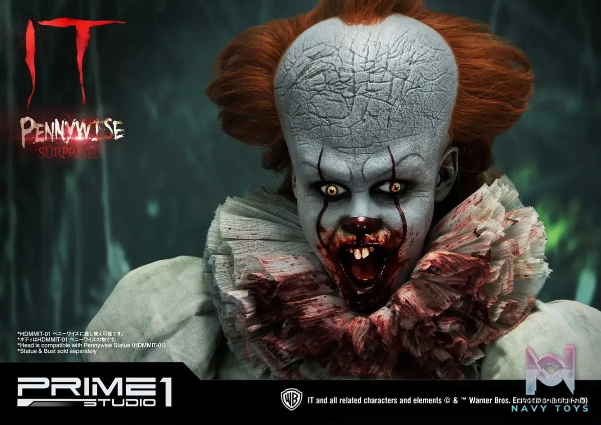 Prime 1 Studio – High Definition Bust IT (Film) Pennywise Head HDBIT-01 HDBIT-02 HDBIT-03 HDBIT-ALL (Licensed)