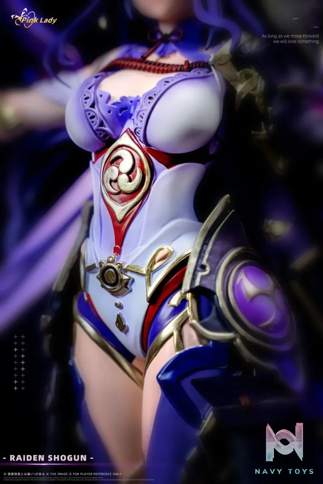 Pink Lady Studio - Raiden Shogun Genshin Impact resin statue Navy Toys anime figure